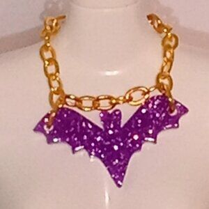 Bat Necklace for Fashion Royalty Barbie Bratz Handmade OOAK